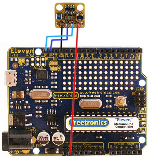 Barometric Pressure Sensor Module – SuperHouse Automation Circuit Diagram